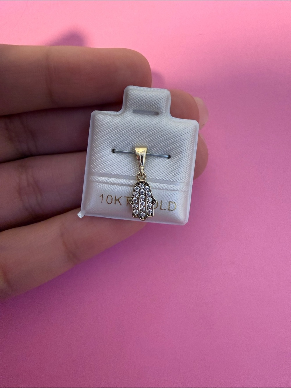 10K gold pendant